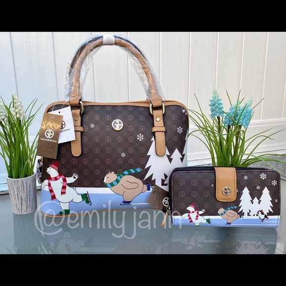 Dome❄️Satchel & Zip wallet❄️Set - Picture 2 of 14